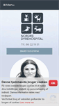 Mobile Screenshot of nordredyrehospital.dk