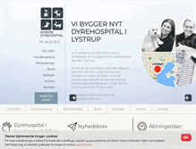 Tablet Screenshot of nordredyrehospital.dk